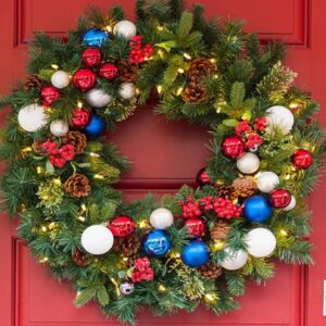 decoracion navidad para puertas
